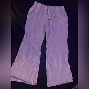 Urban Outfitters Light Gray Drawstring Track Pants